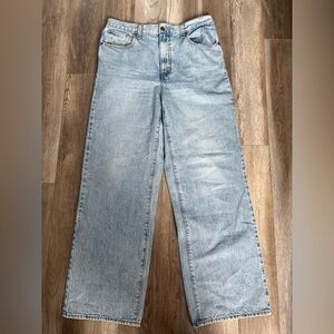Levi’s highwaisted straight leg jeans